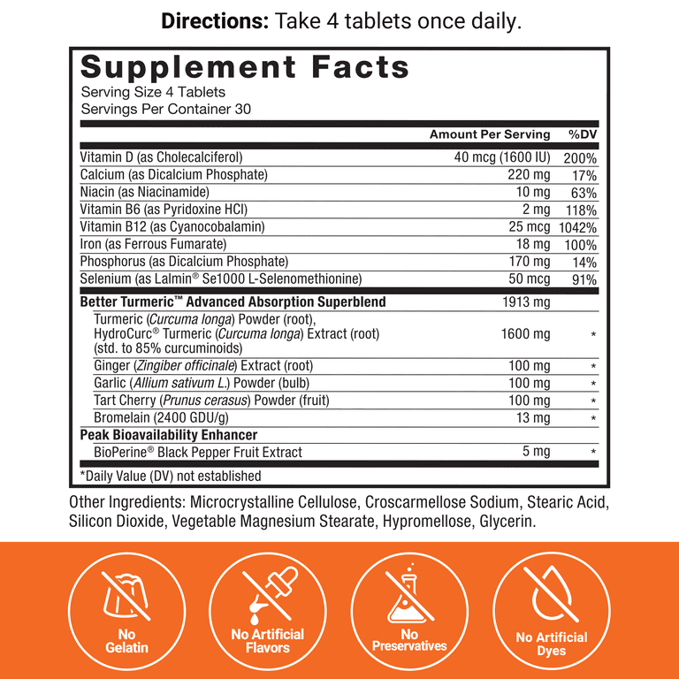 Force Factor Better Turmeric With Ginger, 1600mg photo 6