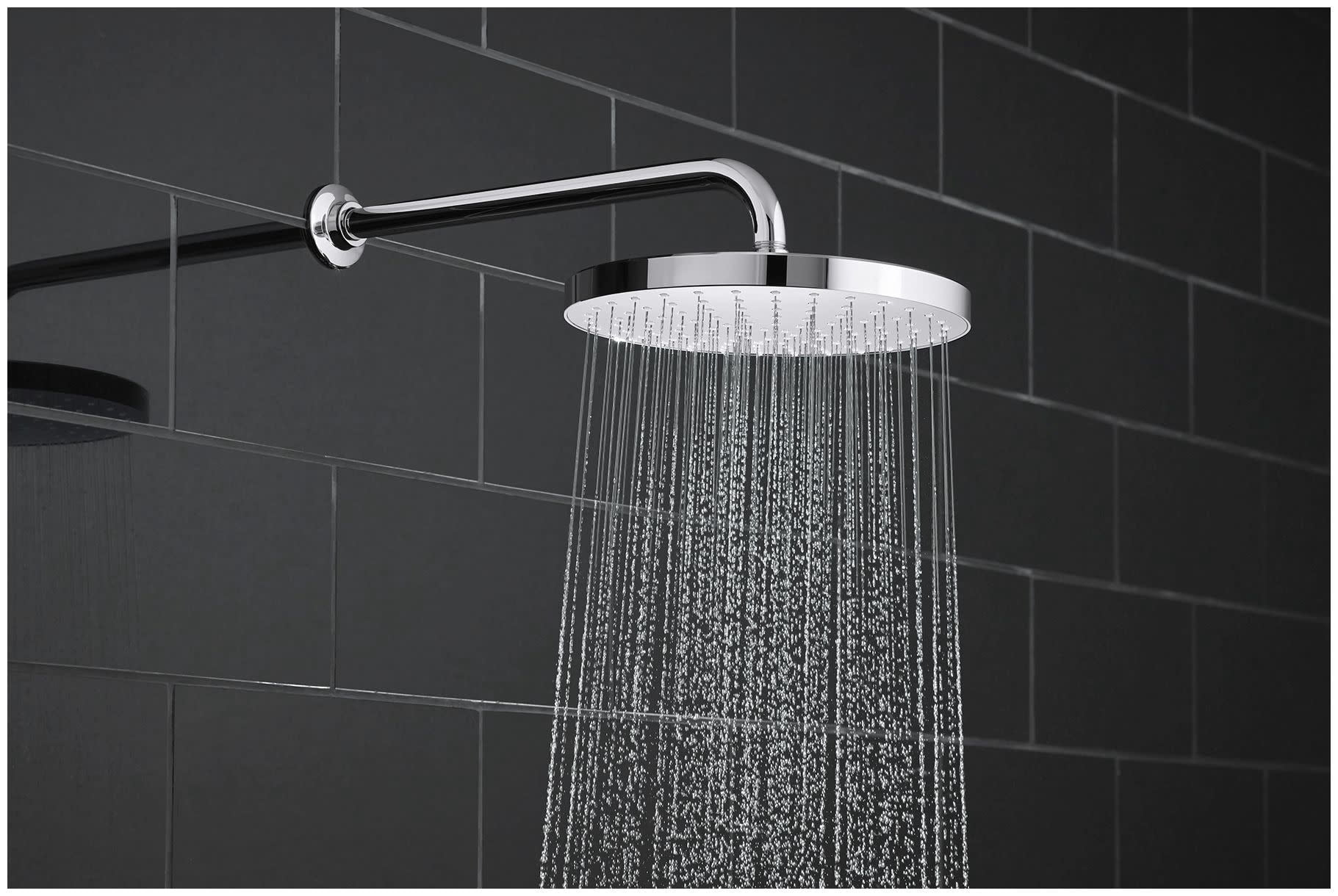 Kohler Awaken 10 Zoll Regenkopf Dusche – 2,5 GPM, Vibrant Brushed Modern Brass, Wand- Oder Deckenmontierbar