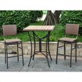 thumbnail image 1 of Kingfisher Lane Ensemble Pub de Patio 3 Pcs en Brun Antique, 1 of 1