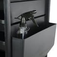 thumbnail image 4 of PureSana Chromium Professional 4 Drawer Rolling Salon Trolley Cart, Black, 4 of 5