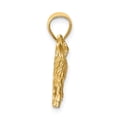 thumbnail image 2 of 14K Yellow Gold Charm Pendant Men'S 18 mm Diamond-Cut Wolf, 2 of 4