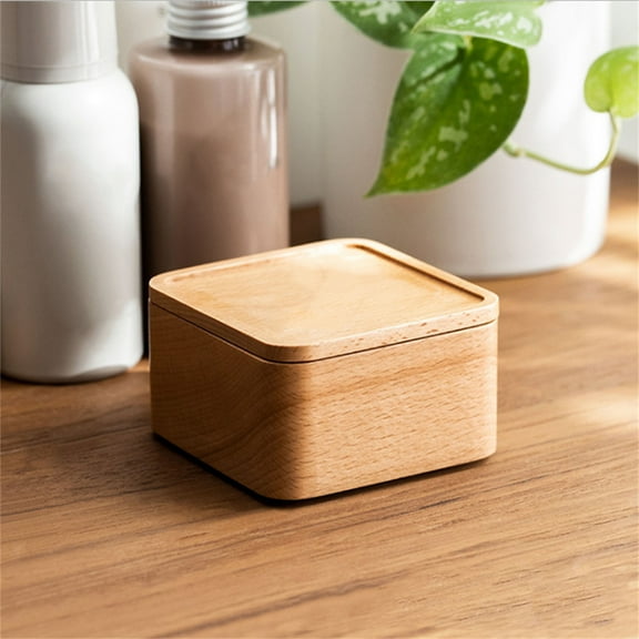 Visland Visland Beech Wood Box Watch String Box Wooden Jewelry Box Gift Box Jewelry Storage Box Small Packaging Box