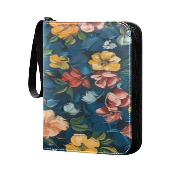 4 Pocket Card Binder with 50-page sleeve can hold 400 game cards Many Florals