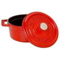 thumbnail image 4 of STAUB La Cocotte 250 mL Cast Iron Round Mini Cocotte, Cherry, 4 of 4