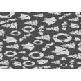 thumbnail image 1 of Ahgly Company Indoor Rectangle Patterned Gray Cloud Gray Area Rugs, 5' x 8', 1 of 6