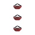 thumbnail image 3 of Riñonera Cremallera Multi-bolsillo Sonducket Casual Portátil Rojo, 3 of 6