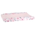 thumbnail image 3 of Bedtime Originals Blossom Watercolor Floral Changing Pad Cover - Pink/Gray, 3 of 4