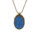 thumbnail image 1 of Patron cielo azul noche Dot tradicional Collar Colgante Vintage de bronce antiguo de joyeria de lujo de regalo Unbranded M, 1 of 3