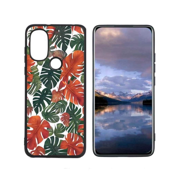 Tropical-Leaves-332 Phone Case, Degined for Moto G Power 2022 Case Men Women, Flexible Silicone Shockproof Case for Moto G Power 2022