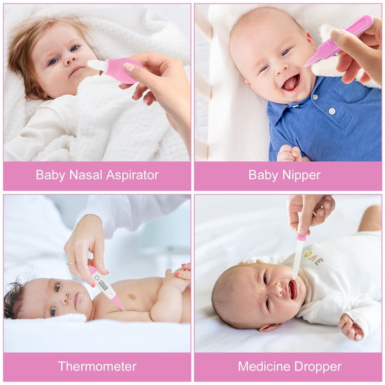 BUSATIA Baby Grooming Kit, 20-in-1 Healthcare & Safety Set, Pink photo 6