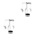 thumbnail image 2 of Ounissouiy Candelabro de luz de té giratorio giratorio, candelabro de Metal para decoración del hogar de Navidad Type7 NO7 Ounissouiy CBP078710, 2 of 5