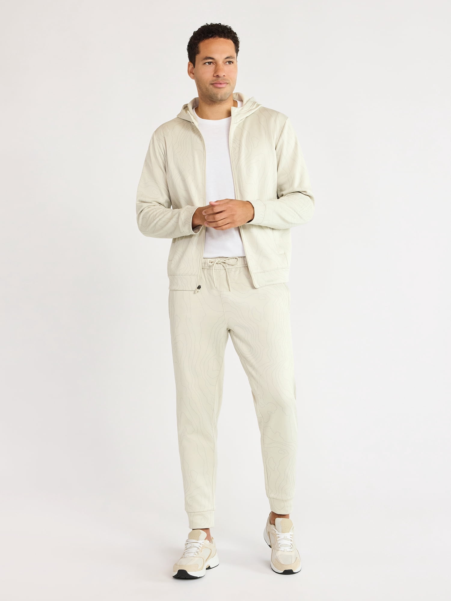 Athletic Works Men's and Big Men's Reflective Joggers, Sizes S-3XL