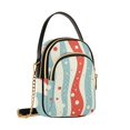 thumbnail image 7 of FORMRS Crossbody Bag for Women Shoulder Cell Phone Purse with Zipper, Light Blue Pattern, 7 of 7