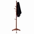 thumbnail image 2 of Ergode Lily Coat Tree Hanger, 9 Pegs, Walnut, 2 of 3