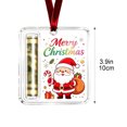 thumbnail image 3 of Christmas Money Holders for Cash, 4x4 Inch Cash Gift Holder Ornament (Santa) | Crystal Holiday Money Holder for Cash Gift, Hanging Christmas Ornaments for Tree Decor & Stocking Stuffer Gifting, 3 of 5