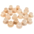 thumbnail image 1 of 40Pcs Wood Crafts Unpainted Wood Pegs Hat Cultivate Hands On Ability Creative Expression, 1 of 7