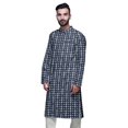 thumbnail image 4 of Atasi Indian Long Kurta For Mens Summer Wear Cotton Poplin Wedding Kurta Shirt, 4 of 7