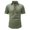 Green, variant on Men's Button Down Collar Plain Loose Fit Short Sleeve Shirt For Casual Wear Mens Shirts Medium