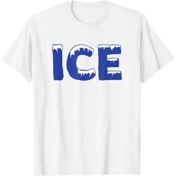 Funny Family Halloween Costume Shirt - Ice and Baby T-ShirtMen's and women's pure cotton short-sleeved shirts