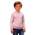 thumbnail image 2 of WOYY Boys Striped Sweatshirt Casual Crew Neck Pullover Unisex Kids Soft Top, Sizes 3-14, 2 of 5