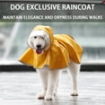 thumbnail image 2 of TIELUTT Dog Raincoat with Hood Double Layer Windproof Pet Clothes Hangers and Rack Pet Clothes for Medium Dogs Male Pet Clothes for Small Dogs Girl Pet Clothes Rack Small Pet Clothes for Large Dogs Fe, 2 of 8