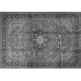 thumbnail image 1 of Ahgly Company Machine Washable Indoor Rectangle Medallion Gray Traditional Area Rugs, 8' x 10', 1 of 1