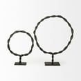 thumbnail image 4 of HomeRoots 392413 Metal Braided Sculpture, Black, 4 of 5