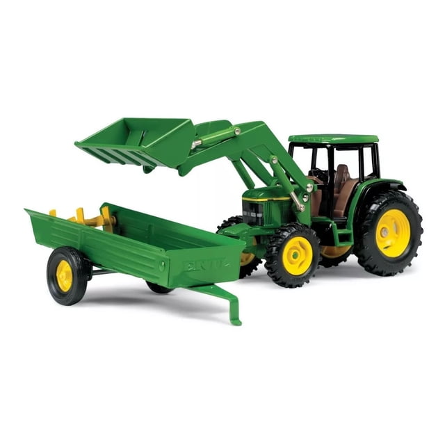 John Deere Juguete Tractor 6210 1:32 con Vagon
