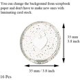 thumbnail image 4 of 35mm Plastic Transparent Mini Discs Expansions Book Binding Ring Discbound Planner Customize Paper Protector Turn Page Smoothly Keep Align Tidy Easy Change Cover Portable for Notebook 16pcs, 4 of 7
