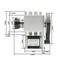 thumbnail image 2 of 4th Axis CNC Dividing Head Rotation 6:1 Axis/ A Axis Kit For Mini CNC Router Wood Working Engraving ,Low Noise, 2 of 4