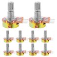 thumbnail image 1 of PAMINGONO 10Pack Adjustable Resistor Potentiometer Multi Copper for Electronic Devices Modern Aesthetic Design, 1 of 7