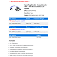 thumbnail image 2 of Spark Plug Wire Set - Compatible with 1995 - 1998 Nissan 200SX 2.0L 4-Cylinder 1996 1997, 2 of 2