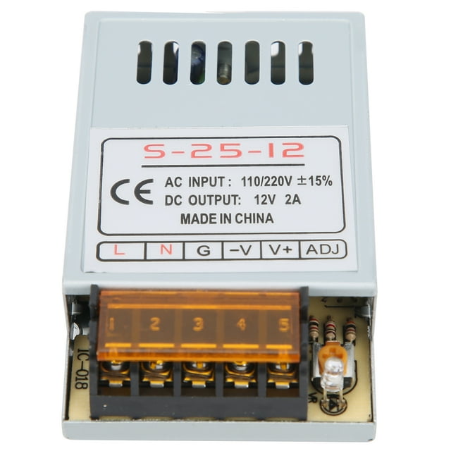 Fuente de alimentación conmutada LED, fuente de alimentación conmutada LED VLED profesional de 25W 12V Logre más