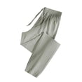 thumbnail image 2 of Womens Travel Pants Active Unisex Quick Drying Cool Stretch Pants With Zipper Pockets Breathable Loose Nylon Spandex Khaki L, 2 of 8