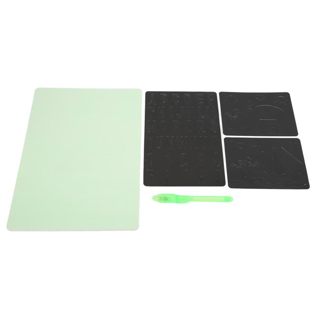 Bloc De Dibujo Brillante, Tablero De Dibujo Luminoso 3D Ecológico Para Niños Con Batería Incorporada Para Más De 8 Niños Para La Educación Temprana Cergrey Glow Board for Kids