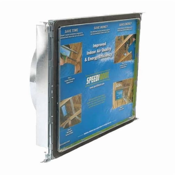 Vent Boot Hanger  Square to Round Adapter for Wood Metal Stud Applications