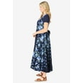 thumbnail image 3 of Woman Within Plus Size Mixed Print Maxi Dress, 3 of 6