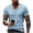 Light Blue, variant on LWavelet V Neck Mens T-Shirts Short Sleeve Summer Comfort Shirts for Men Classic Casual Summer Basic Tee Shirt