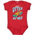 thumbnail image 3 of Inktastic Otter Cute Kids Skateboarding Boys or Girls Baby Bodysuit, 3 of 5
