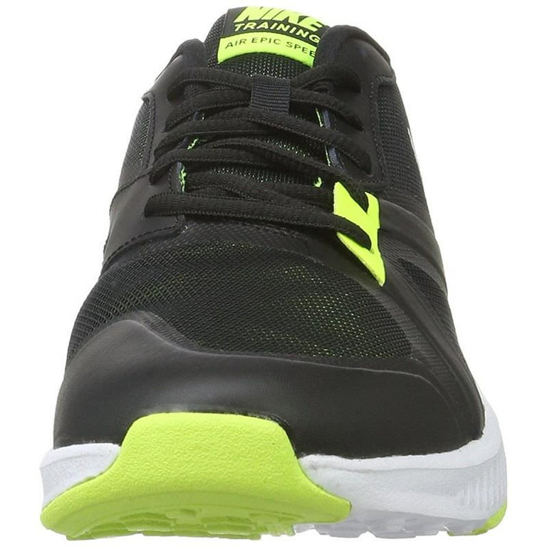 Estallar amenaza Igualmente Nike Men's Air Epic Speed TR Cross Training Shoes - Black/White/Volt -  Walmart.com