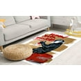 thumbnail image 2 of Graffiti Rug, Abstract Rug, Banksy Monkey Rugs, Dining Room Rug, Banksy Art Rug, Gift For The Home Rugs, Machine Washable Rug, Door Mat Rug, 5.2'x7.5' - 160x230 cm, 2 of 9