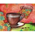 thumbnail image 5 of Gango Home Decor Colorful Coffee Cup Kitchen Wall Art; Four Multi-Color 10x8in Unframed Paper Prints, 5 of 8
