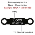 thumbnail image 3 of Reflective Cat Safety Buckle Collar Adjustable Custom Personalized ID Free Engraving Nylon Puppy Kittens Necklace ShopWise Round, 3 of 26