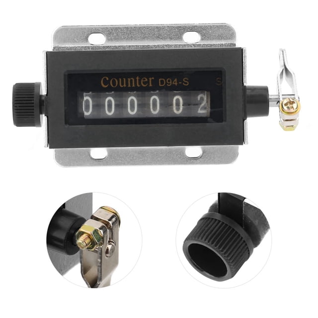D94-S Contador de extracción mecánico rearmable de 6 dígitos 0-999999 con display digital ANGGREK Otros