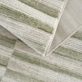 thumbnail image 5 of Hauteloom Liverpool Living Room, Bedroom Area Rug - Contemporary - Ivory, Off White, Olive - 18" x 18" Sample, 5 of 12