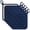 Blue-1, variant on 2ooya 6-Piece Cotton Pot Holders with Modern Art Cookie Print