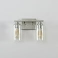 thumbnail image 4 of Kawoti  2-Light Dimmable Bathroom Vanity Light with Clear Glass Shade Brushed Nickel, 4 of 5