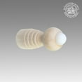 thumbnail image 2 of Renovators Supply Door Stoppers 3 3/16" Wall Mount Victorian Unfinished Maple Wood Door Bumper Stops, 2 of 9