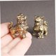 thumbnail image 4 of Moluckfu 2Ud Estatuas De En Latón Dorado Artesanía Creativa Para De, 4 of 8