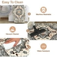 thumbnail image 6 of Dowellia Rugs for Bedroom, 3x5 Rug Ultra Soft Washable Rug, Non Slip Area Rug Indoor Entrance, Stain Resistant Rugs for Living Room Bedroom, Vintage Home Decor Area Rugs, Black, 6 of 6